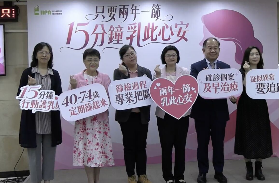防乳癌少做「一動作」差很大！   衛福部統計早期發現比例差2倍