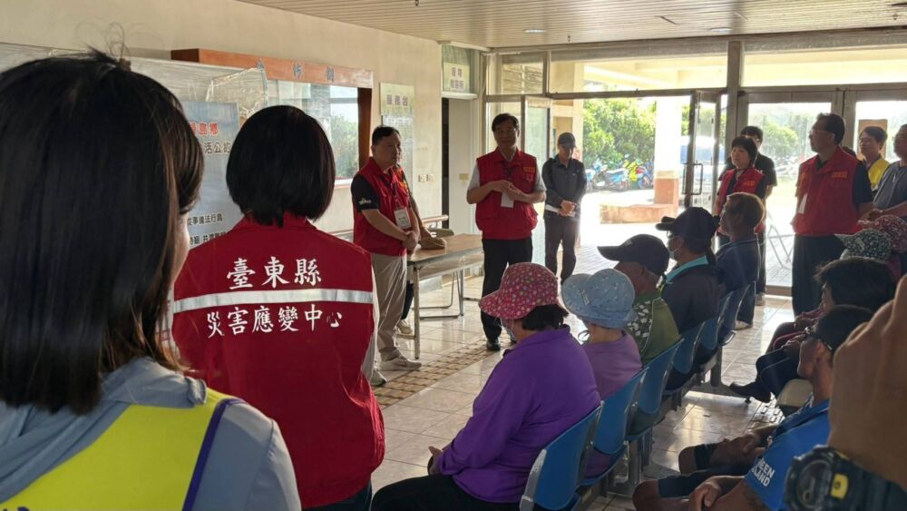 台東啟動救災動員演練　王志輝率隊赴綠島強化離島救災韌性