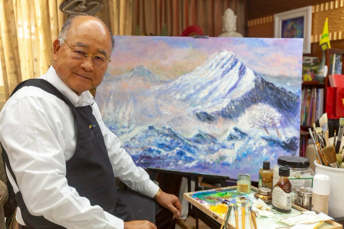 科技業董事長跨界揮灑油彩　呂阿福「福繪大觀」個展9月23日登場 15