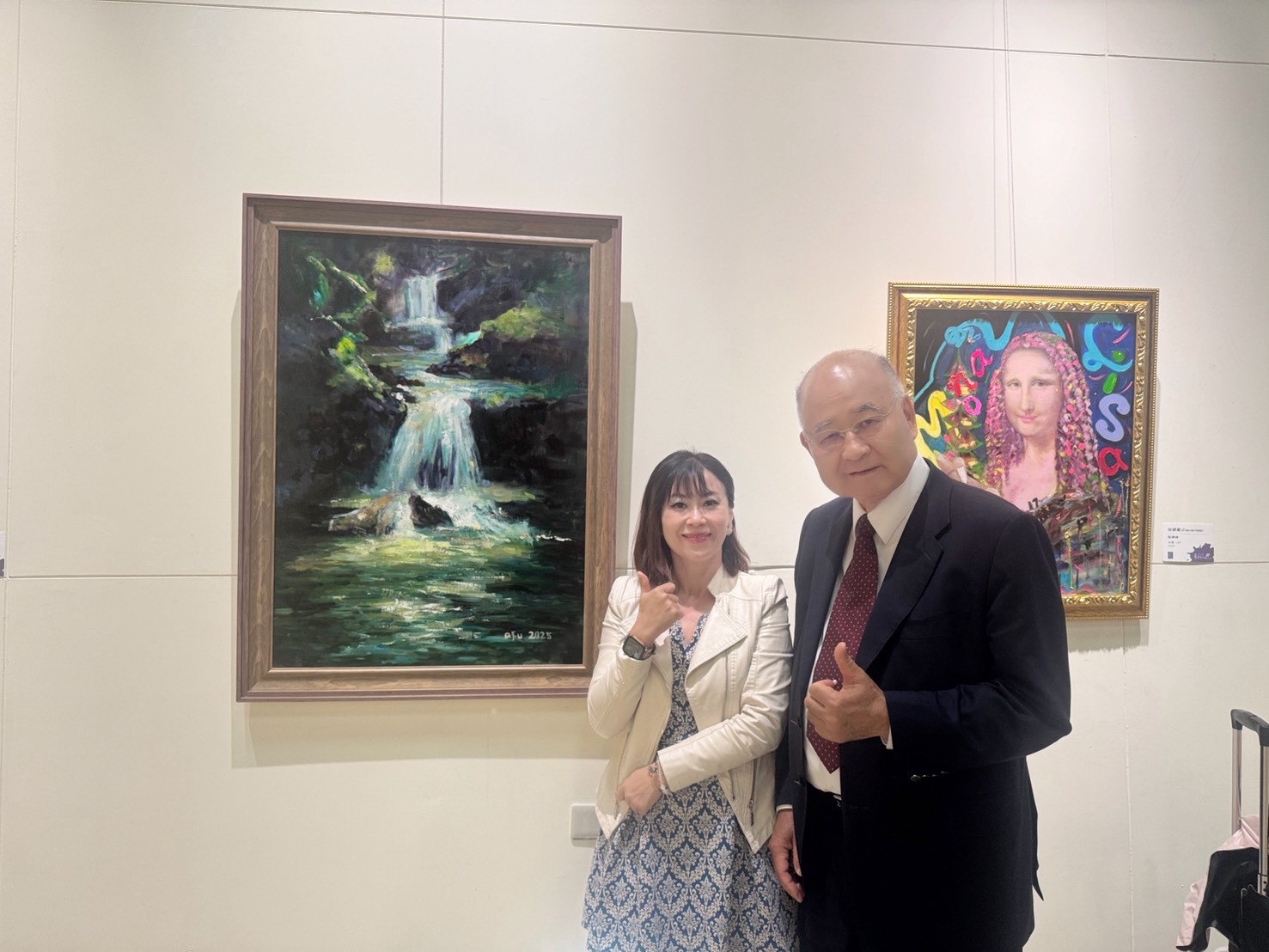 科技業董事長跨界揮灑油彩　呂阿福「福繪大觀」個展9月23日登場