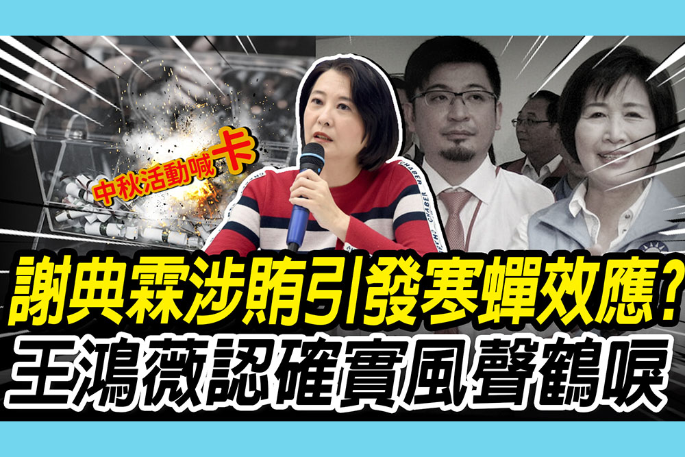 【CNEWS】謝典霖涉賄案引發「寒蟬效應」？王鴻薇認「風聲鶴唳」：讓選舉蒙上陰影
