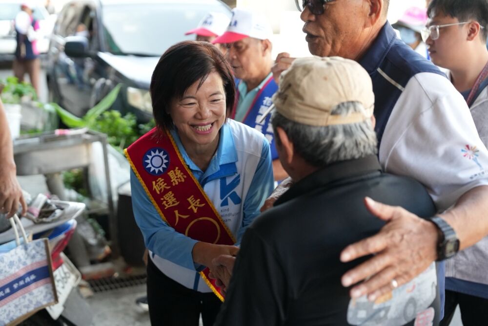 游淑貞富里大掃街　承諾導入智慧農業、冷鏈物流建行銷體系