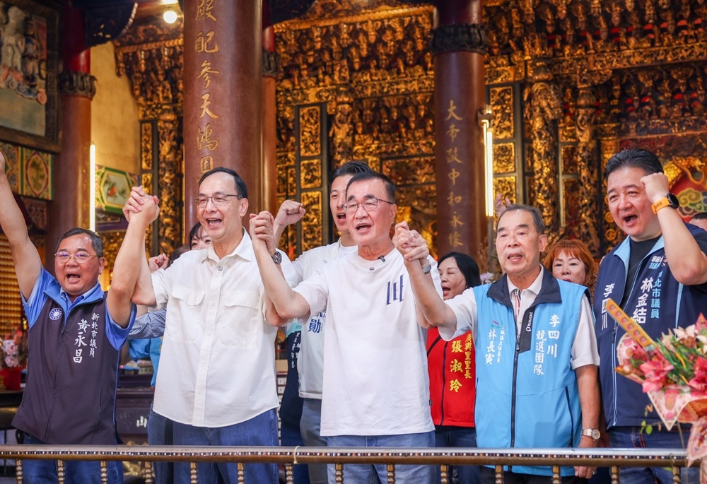 朱立倫力挺李四川　點名新北大巨蛋要靠他接棒