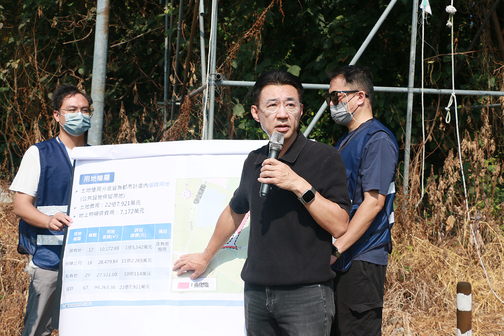 西屯特五號用地費高達22億　江啟臣喊話中央：國有地應無償撥用