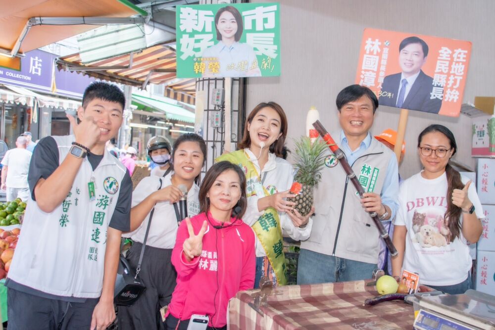 林國漳清晨6點宜蘭掃街拚選戰　獲贈「甘蔗」笑喊：我會保存起來