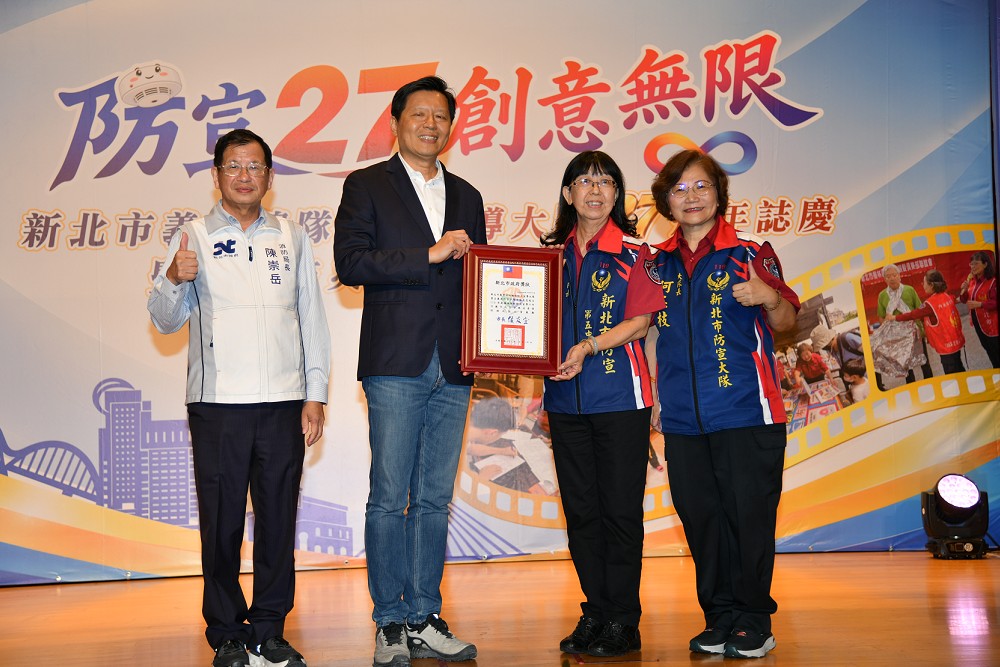 近6年新北火災下降20%　侯友宜感謝新北義消防宣大隊投入