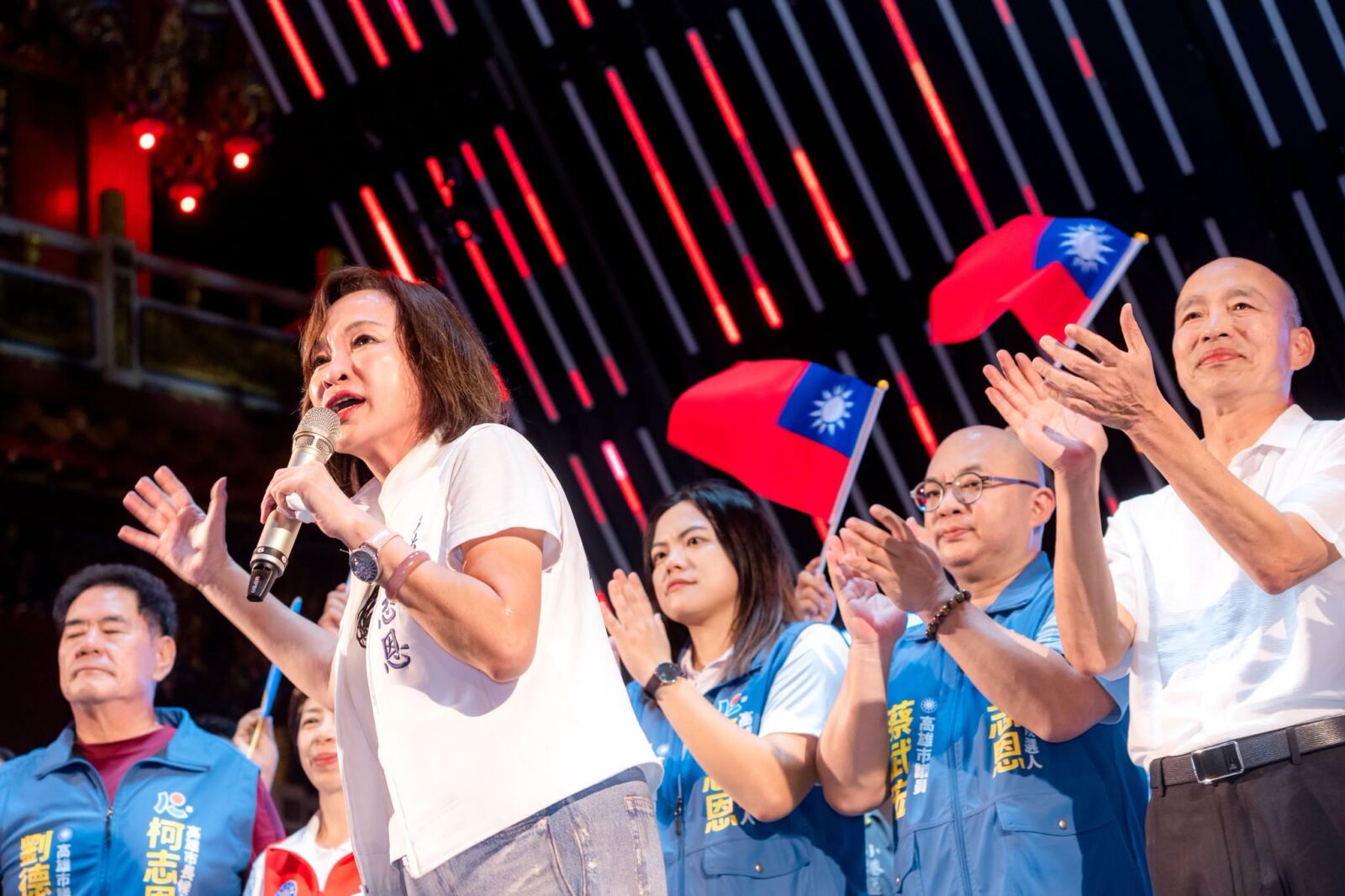 【藍蝴蝶專欄】從美白小腿到萬里長城：韓國瑜助選，柯志恩為何總要忙著解釋？