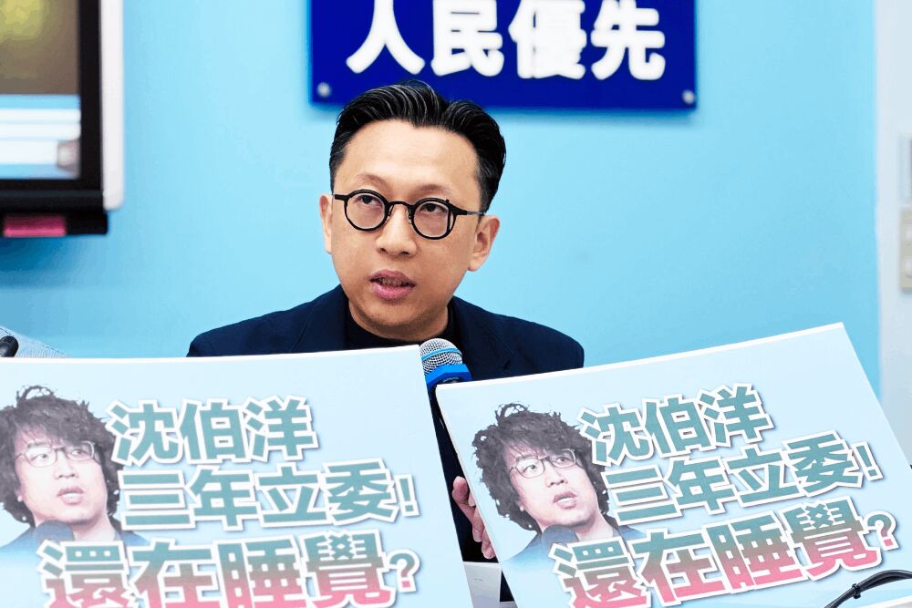 沈伯洋邀教師吐苦水　藍委揭露他992天僅2度教文會質詢