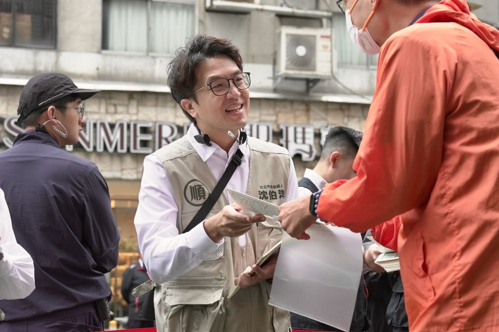 沈伯洋喊颱風假股市脫鉤　蔣萬安競辦：從業人員出勤途中發生危險誰負責？