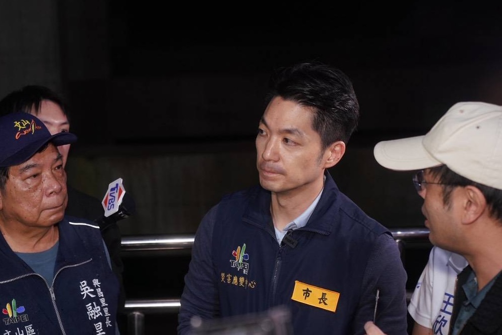 沈伯洋提股市颱風天開不開惹議　蔣萬安：市長一定以市民安全為優先
