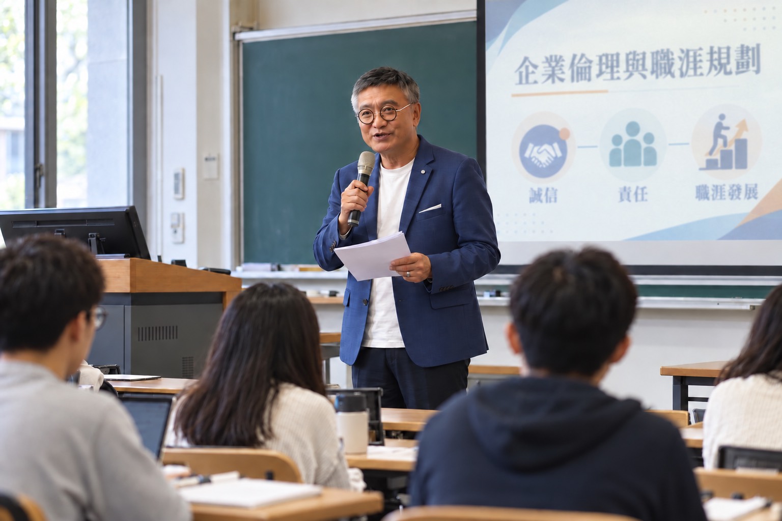 談光復節連假背後的意義　何啟聖藉抗戰史引導學生保有職場韌性