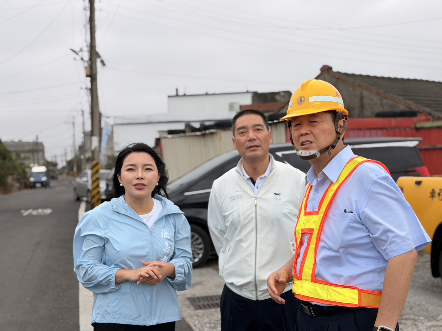薔琵狂風吹斷雲林沿海供電　張嘉郡急赴台西會勘盼台電儘速復電