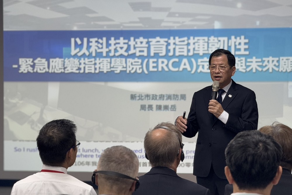 VR訓練登場匯聚國際專家交流　陳崇岳：善用科技貼近真實救災環境