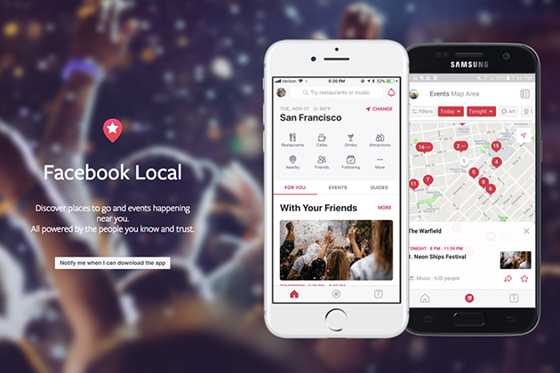 Facebook推新 App「Local」讓你好玩好吃的都不放過！