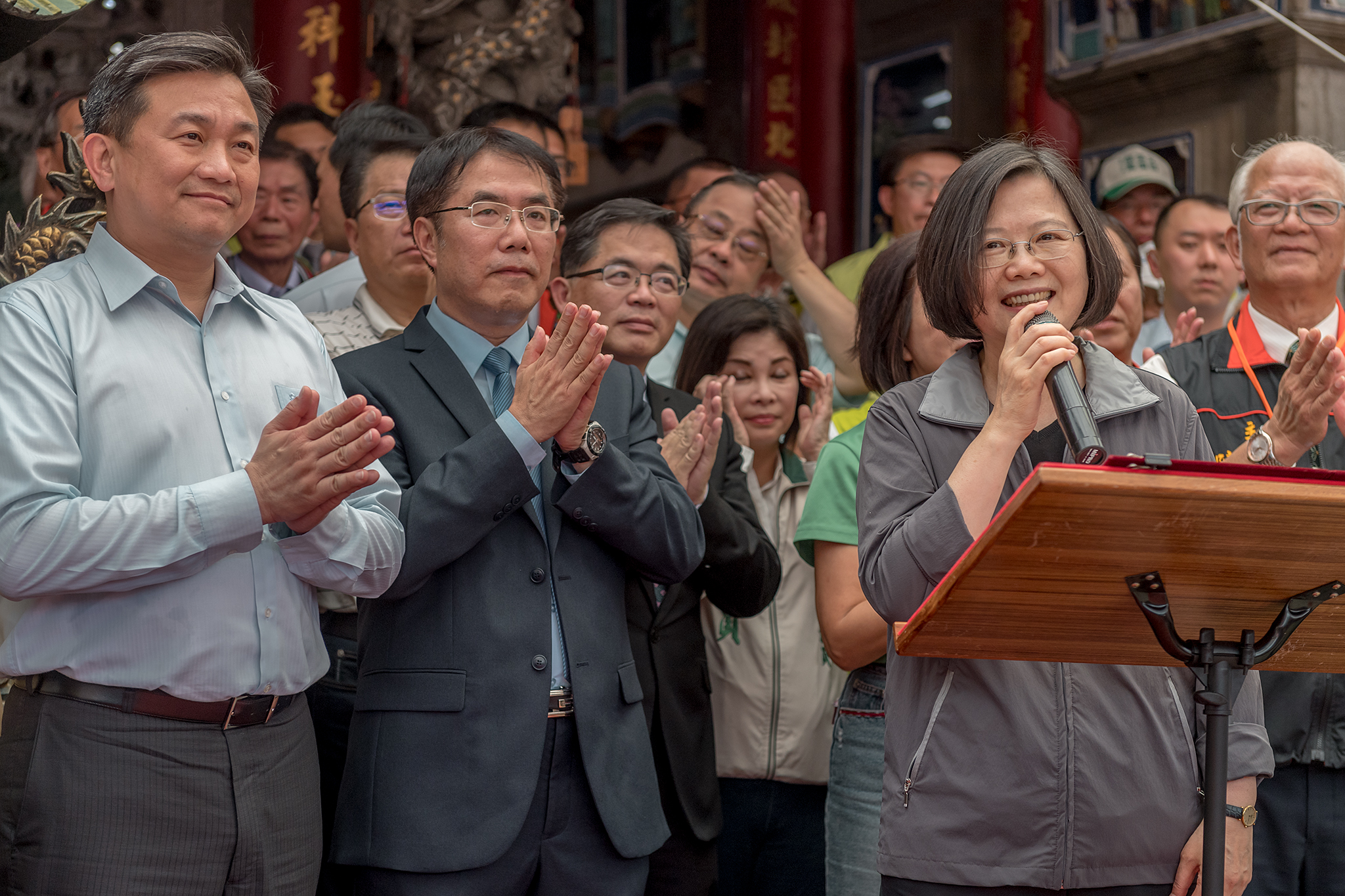 超級助選員！蔡英文：讓黃偉哲當市長 延續台南成功故事