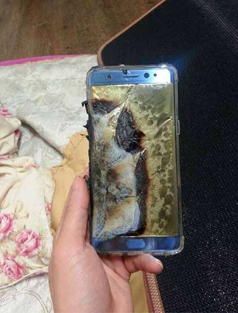 Samsung Note7驚傳充電爆炸，南韓暫停出貨