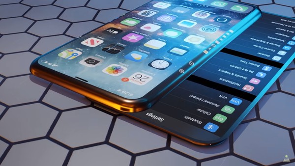 顛覆世人想像！網路瘋傳滑蓋iPhone的概念片 「雙螢幕、多工操作」未來感爆棚