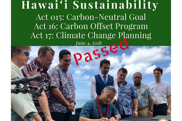 全美最嚴減碳目標！夏威夷政府：2045前達到碳中和