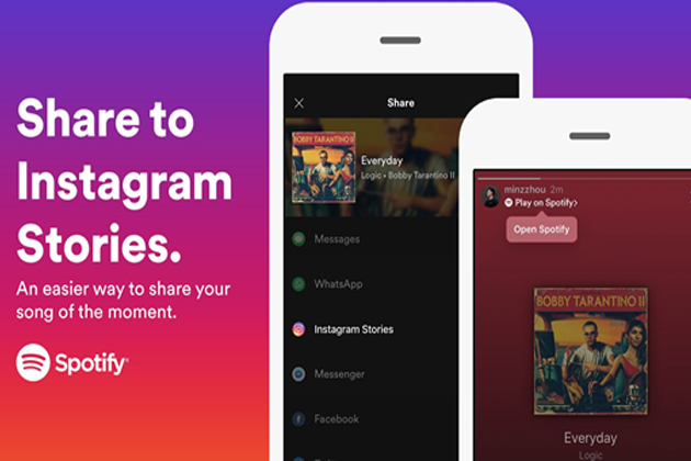 Spotify攜手Instagram推「音樂限時動態」與好友分享超方便！