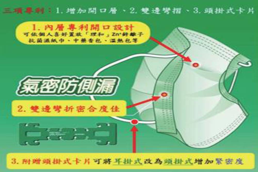 李春興博士研發「中藥防護口罩」獲三項技術專利 5